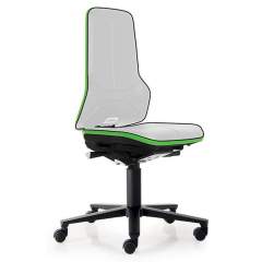 Bimos 9563E-9999-3280. ESD Chair Neon 2 with castors Flexband green, permanent contact