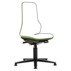 Bimos 9570-9999-3280. Neon 1 work chair with glider, Flexband green - Synchrontechnik