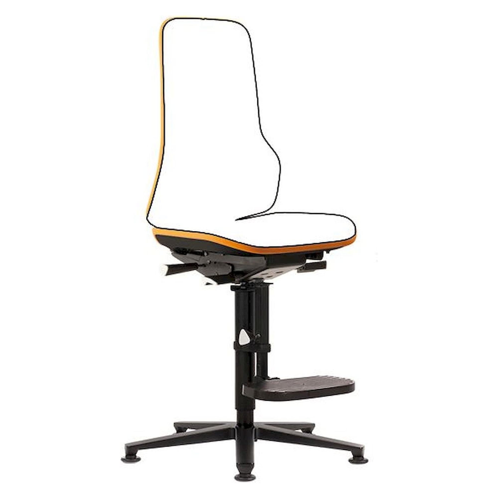 Bimos 9571-9999-3279. Neon 3 with glider and climbing aid, Flexband orange, Synchrontechnik