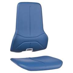 Bimos 9588-MG02. Upholstery for work chair Neon, imitation leather blue