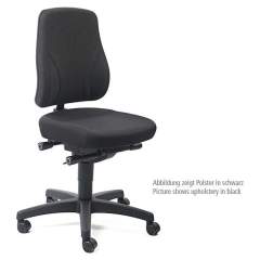 Bimos 9633-6802. Work chair All-In-One Trend 2, castors, fabric Duotec blue