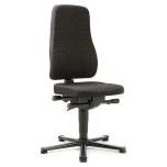 Bimos 9640-6801. Work chair All-in-One Highline 1, glider, fabric Duotec black