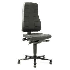 Bimos 9643-2000. Work chair All-In-One Highline 2, castors, integral foam black