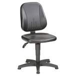 Bimos 9650-0551. Work chair Unitec 1 with glider, imitation leather black