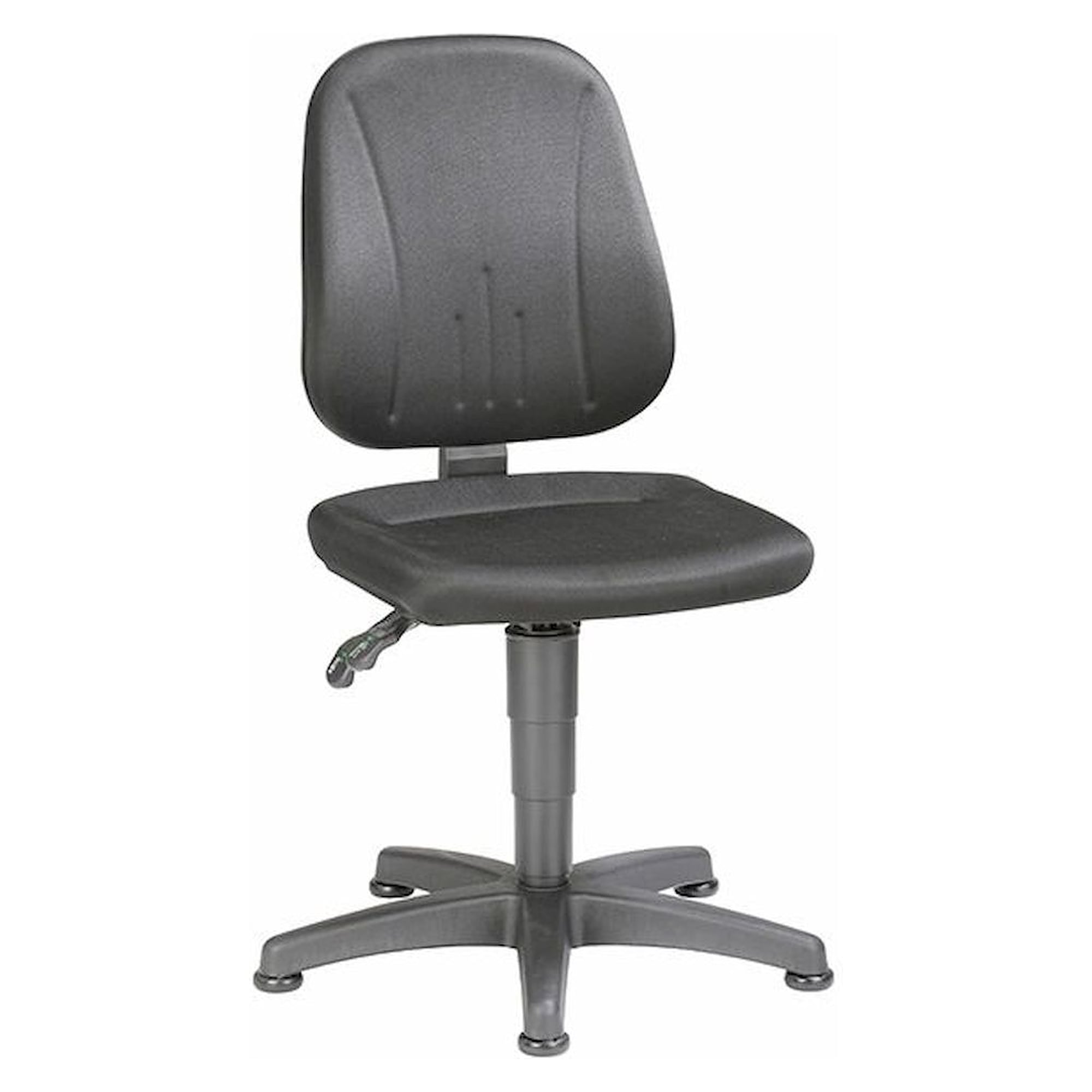 Bimos 9650-CI01. Arbeitsstuhl Unitec 1 mit Gleiter, Stoffpolster schwarz