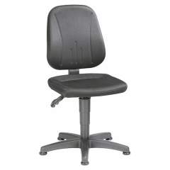 Bimos 9650-CI01. Unitec 1 work chair with glider, black fabric upholstery