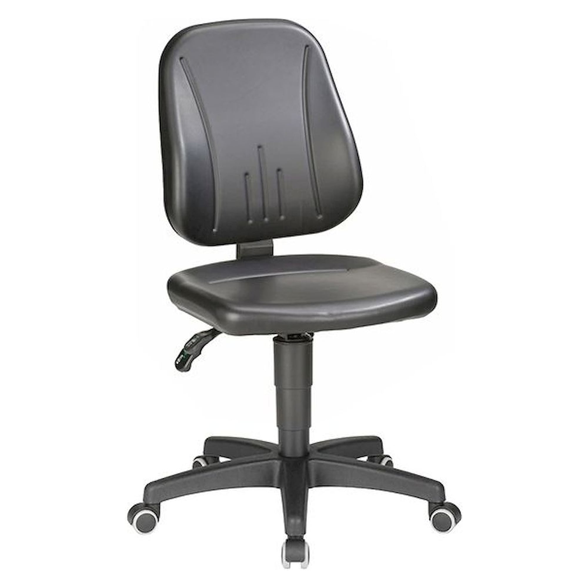 Bimos 9653-0551. Work chair Unitec 2 with castors, imitation leather black