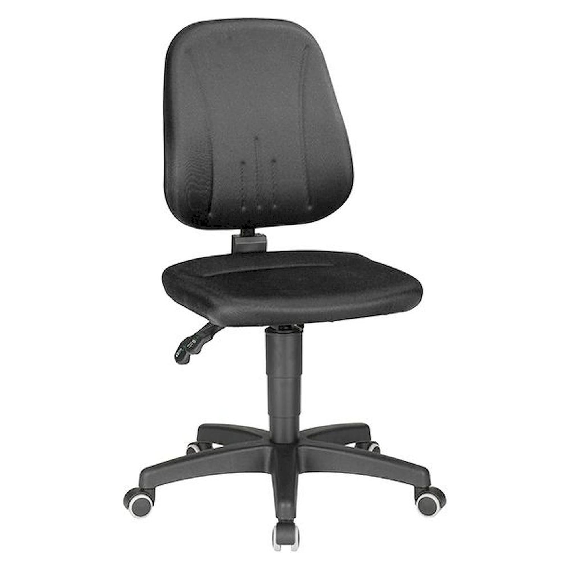 Bimos 9653-CI01. Unitec 2 work chair with castors, black fabric