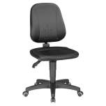 Bimos 9653-CI01. Unitec 2 work chair with castors, black fabric