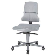 Bimos 9813-1000. Chaise de travail Sintec 2 à roulettes, contact permanent et inclinaison de l’assise
