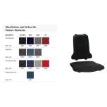 Bimos 9876-6801. Sintec changeable upholstery, with lumbar cushions fabric Duotec black