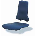 Bimos 9876-6802. Sintec changeable upholstery, with lumbar support fabric Duotec blue