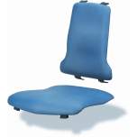Bimos 9876-6902. Sintec changeable upholstery, with lumbar support imitation leather blue