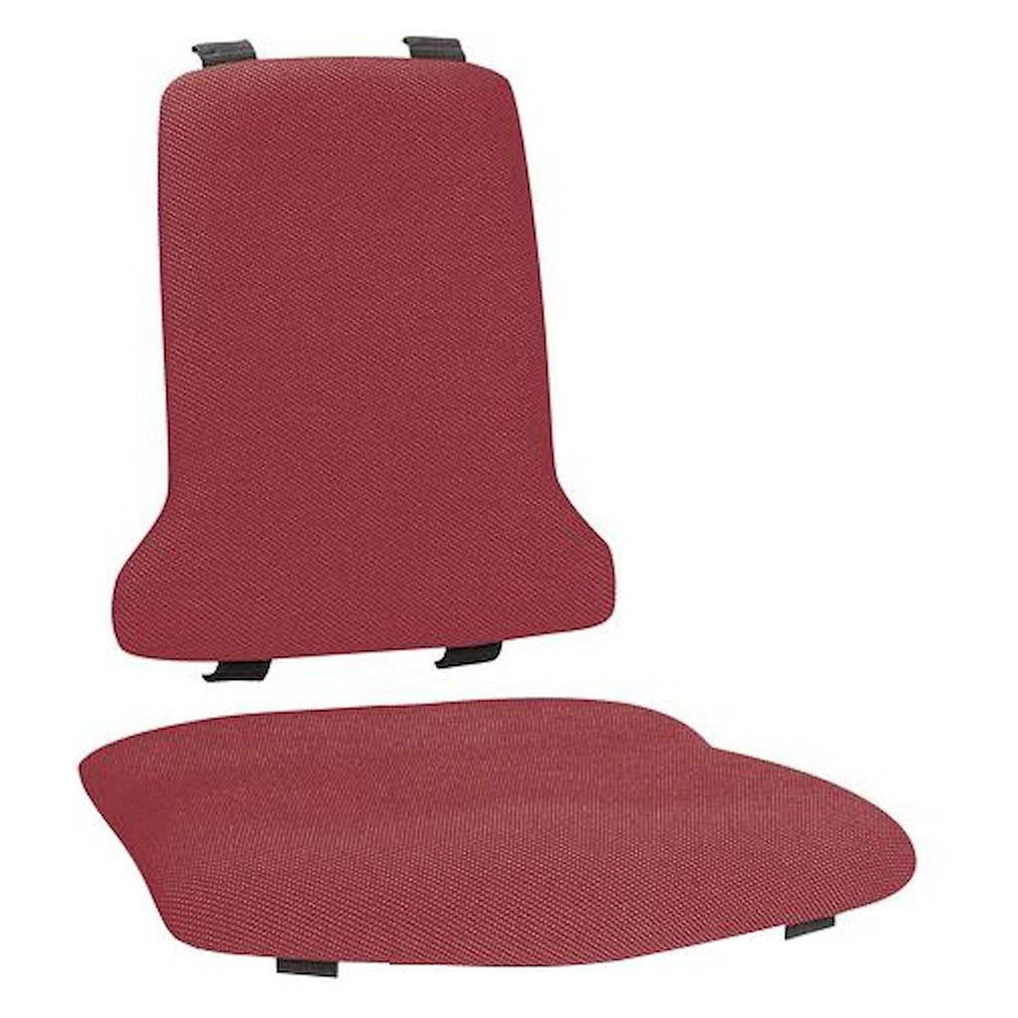 Bimos 9876E-9803. Rembourrage de remplacement ESD Sintec avec appui lombaire, tissu Duotec, rouge