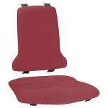 Bimos 9876E-9803. ESD Sintec interchangeable upholstery, with lumbar support Fabric Duotec red
