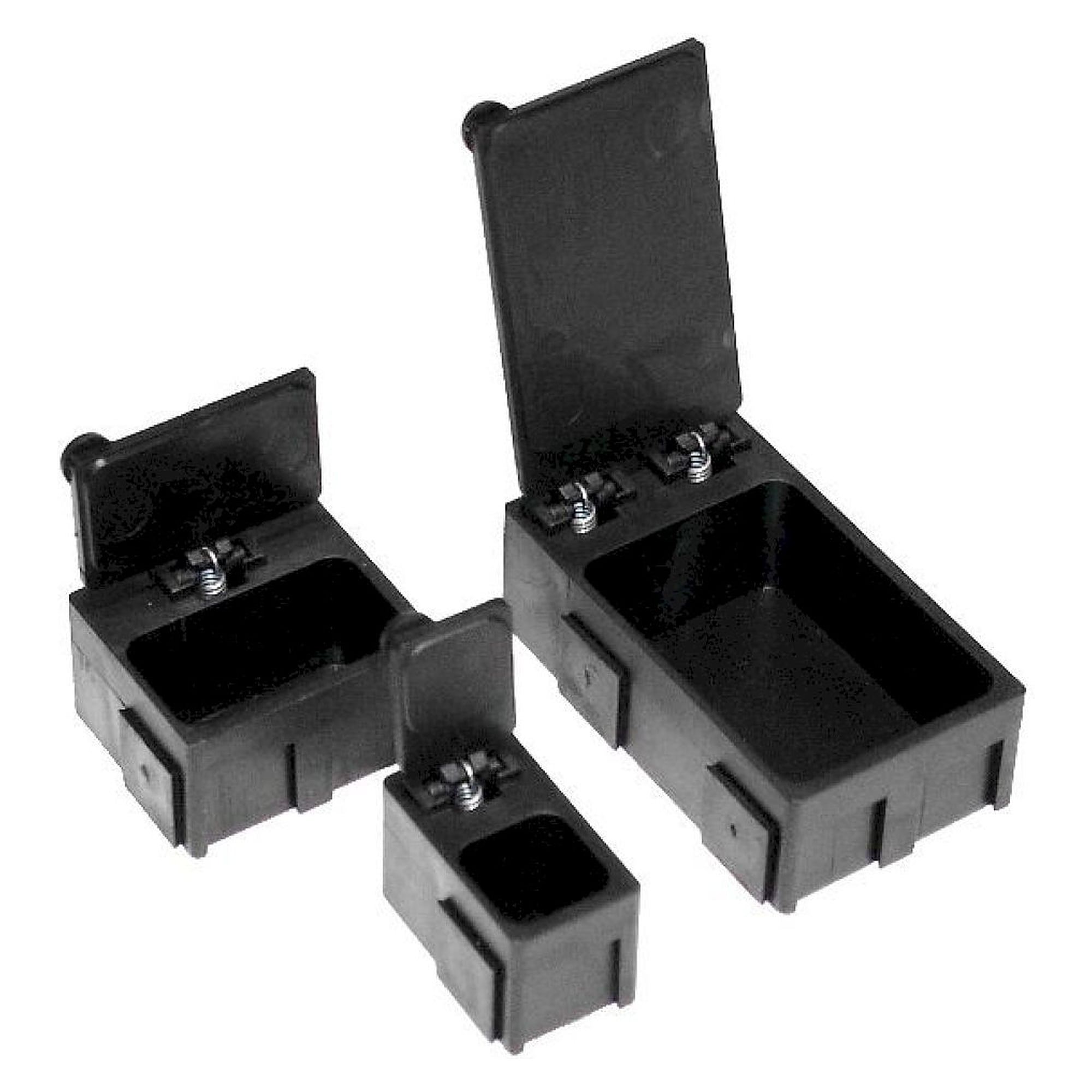 Warmbier.SMD small parts container, 32x58x19 mm, black