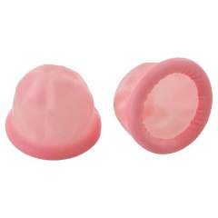 ESD Fingerlinge PVC, gerollt, Reinraumkompatibel, rosa, S