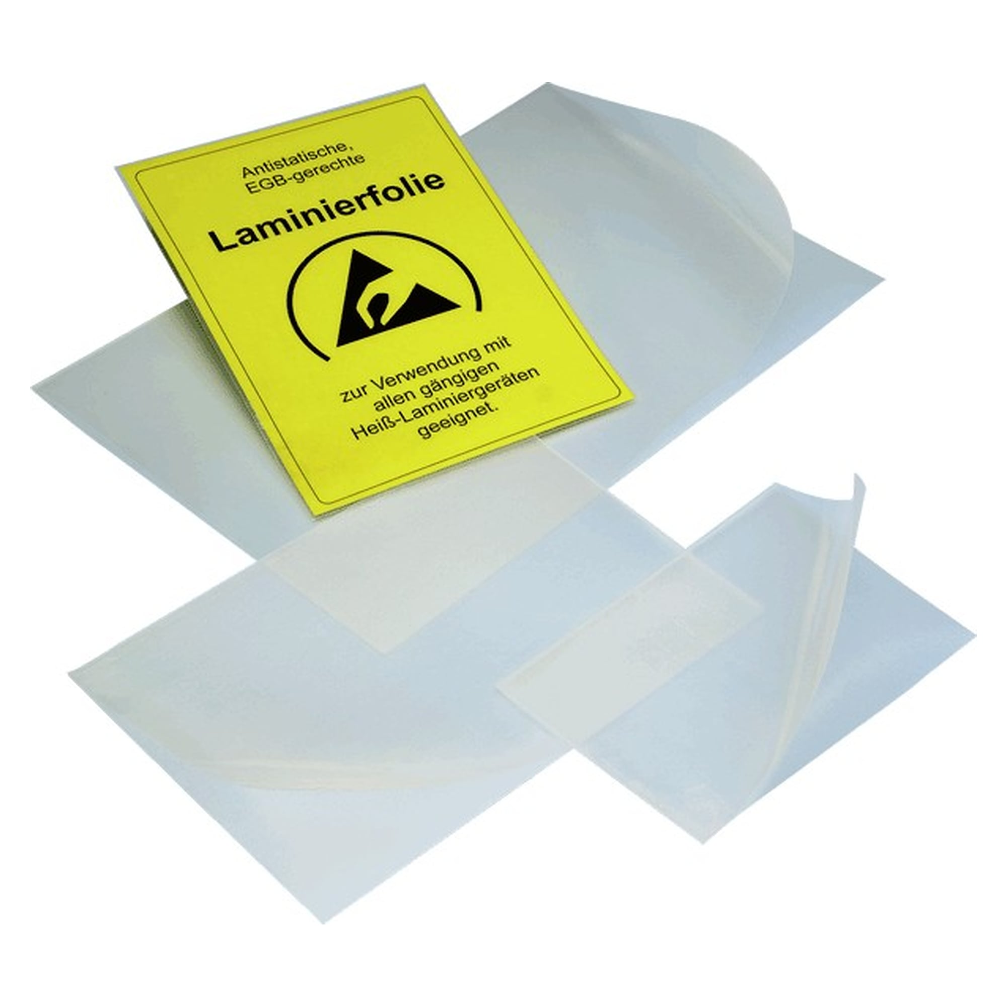 Leitfähige ESD-Laminierfolie DIN A4 / DIN A3 aus PET - A1-ESD C-199-2752-T