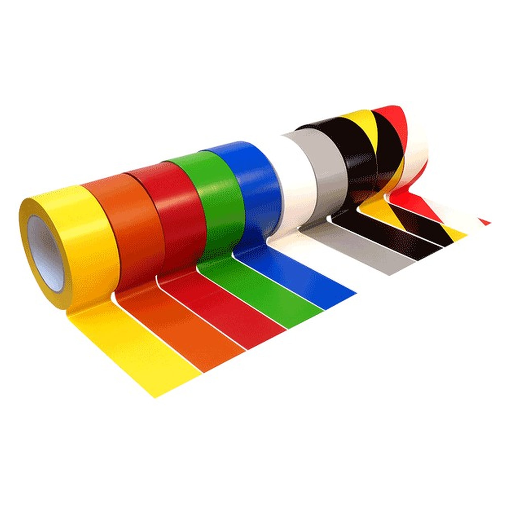PVC Bodenmarkierungsband, rot, 50 mm x 33 m - A1-ESD C-216-32611-R-50