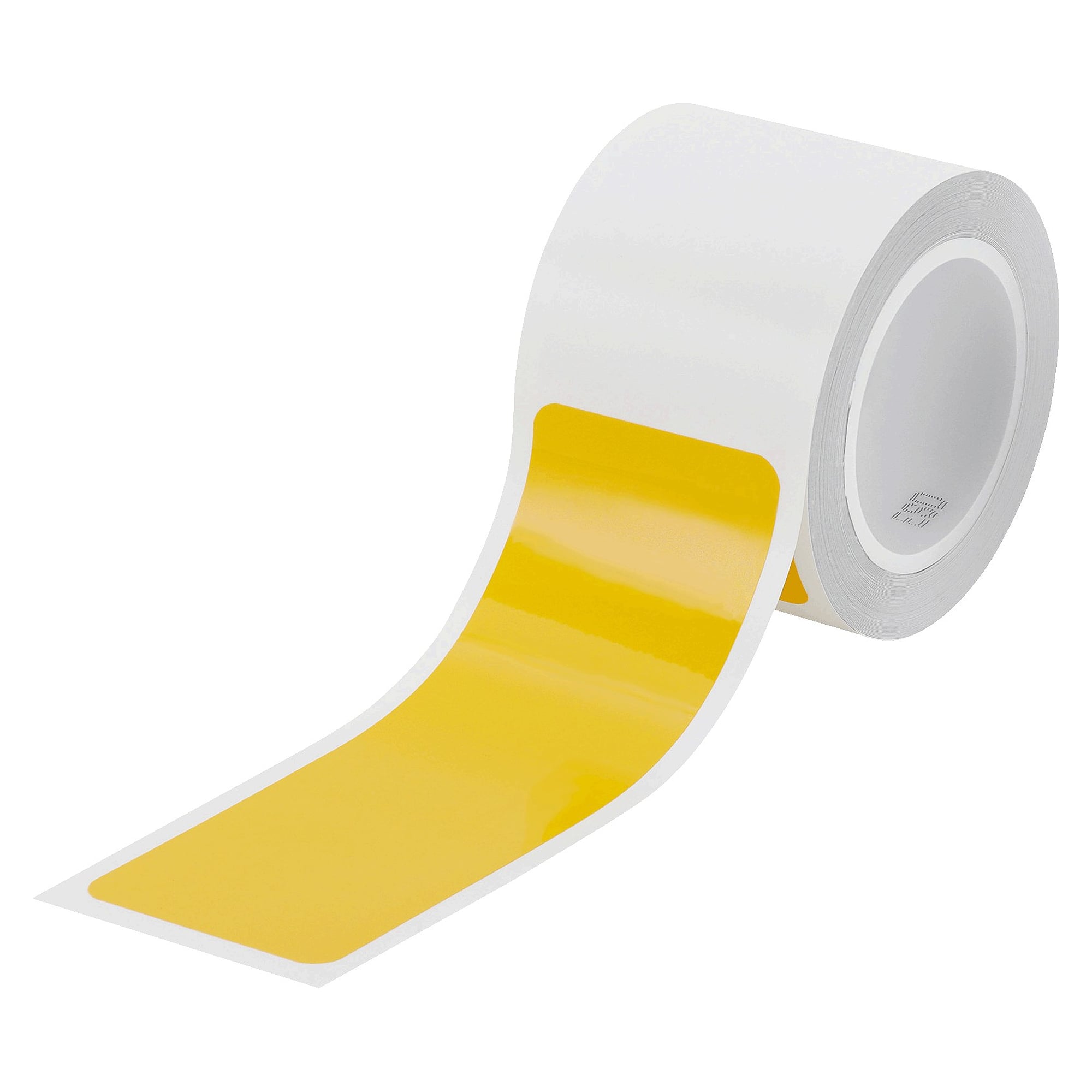 Antistatisches segmentiertes Bodenmarkierungsband, gelbe Rechtecke, 75 mm x 25 m
