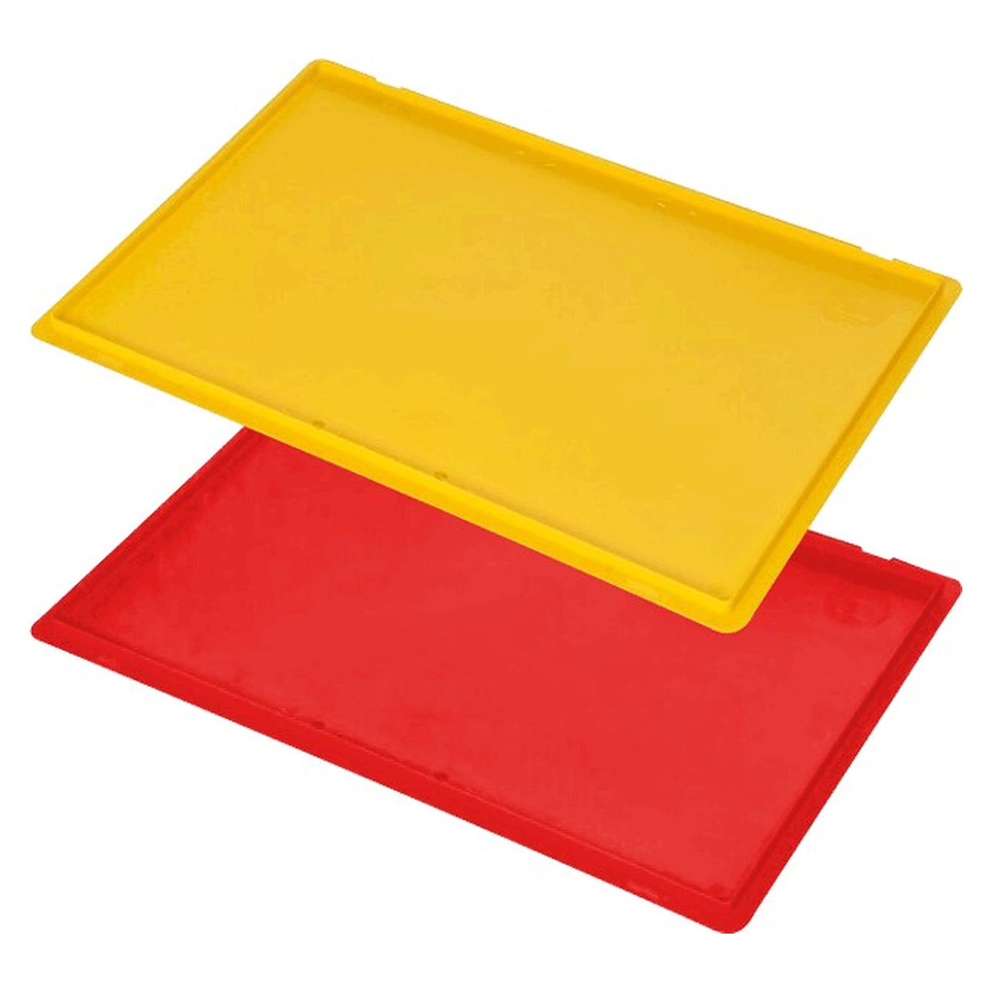 ESD top cover for tote box dissipative 600 x 400 mm, yellow