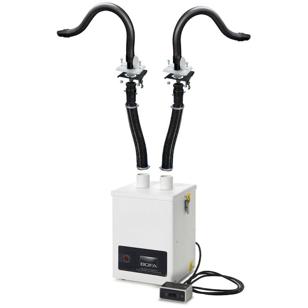 Donaldson Bofa 583230351595-1210-1. V250 Solder fume extractor, double arm, remote, 230 V, 50 Hz