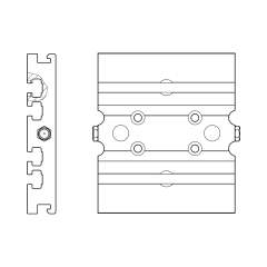Bosch Rexroth R037520011. PLAQUE DE JONCTION CKR 9-70 BG