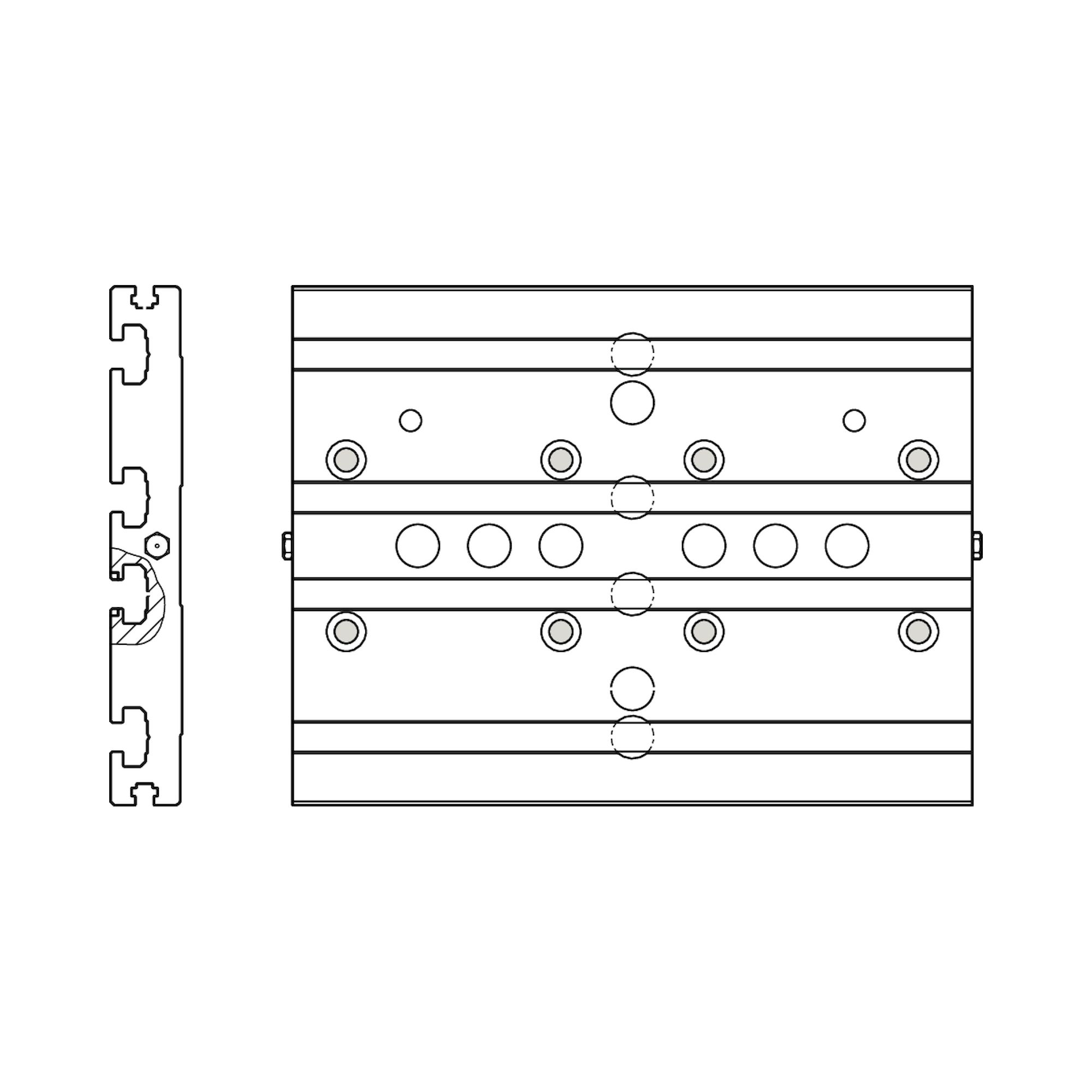 Bosch Rexroth R037540011. Verbindungsplatte CKR 15-110 BG
