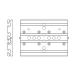 Bosch Rexroth R037550011. Verbindungsplatte CKR 20-145 BG