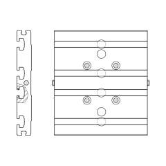 Bosch Rexroth R037560016. PLAQUE DE JONCTION CKR 25-200 K BG