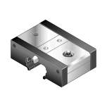 Bosch Rexroth R190612500. GUIDE À GALETS SUPER EN ALUMINIUM LWA-025-SKS-FN-E-0