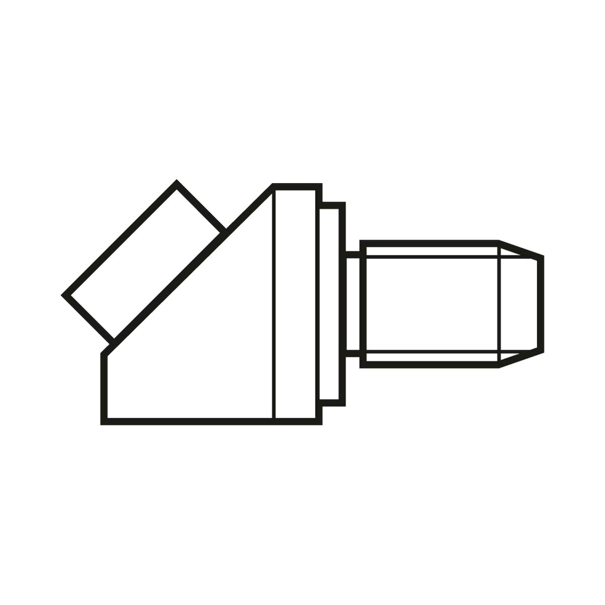 Bosch Rexroth R341700409. Schmiernippel M3 45
