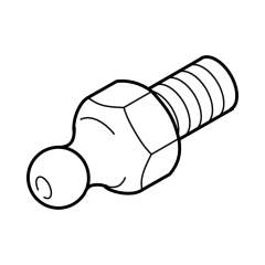 Bosch Rexroth R341701402. Kegelschmiernippel M8X1X8