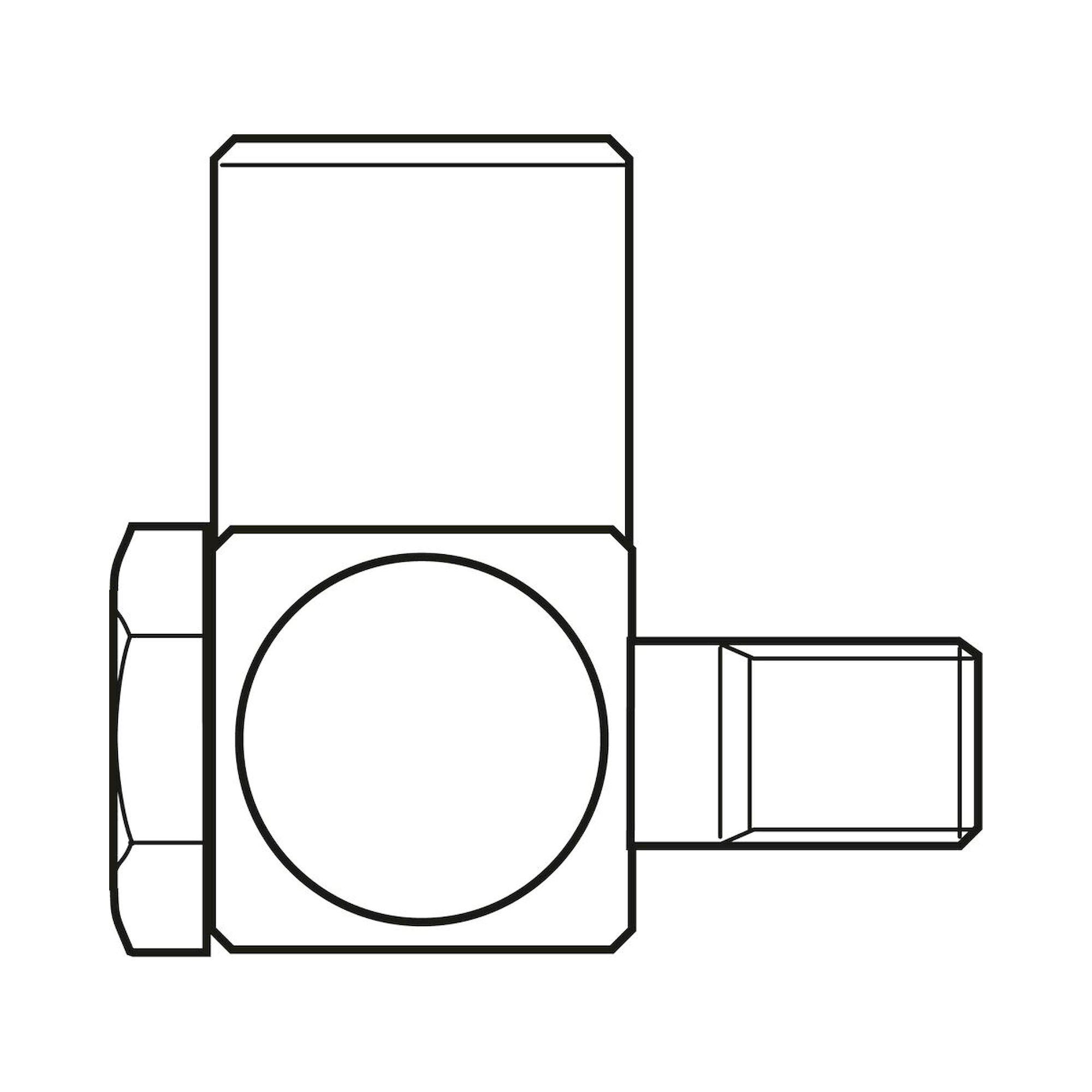 Bosch Rexroth R341706409. Schwenkverschraubg M6X9-M8X1-90DEG