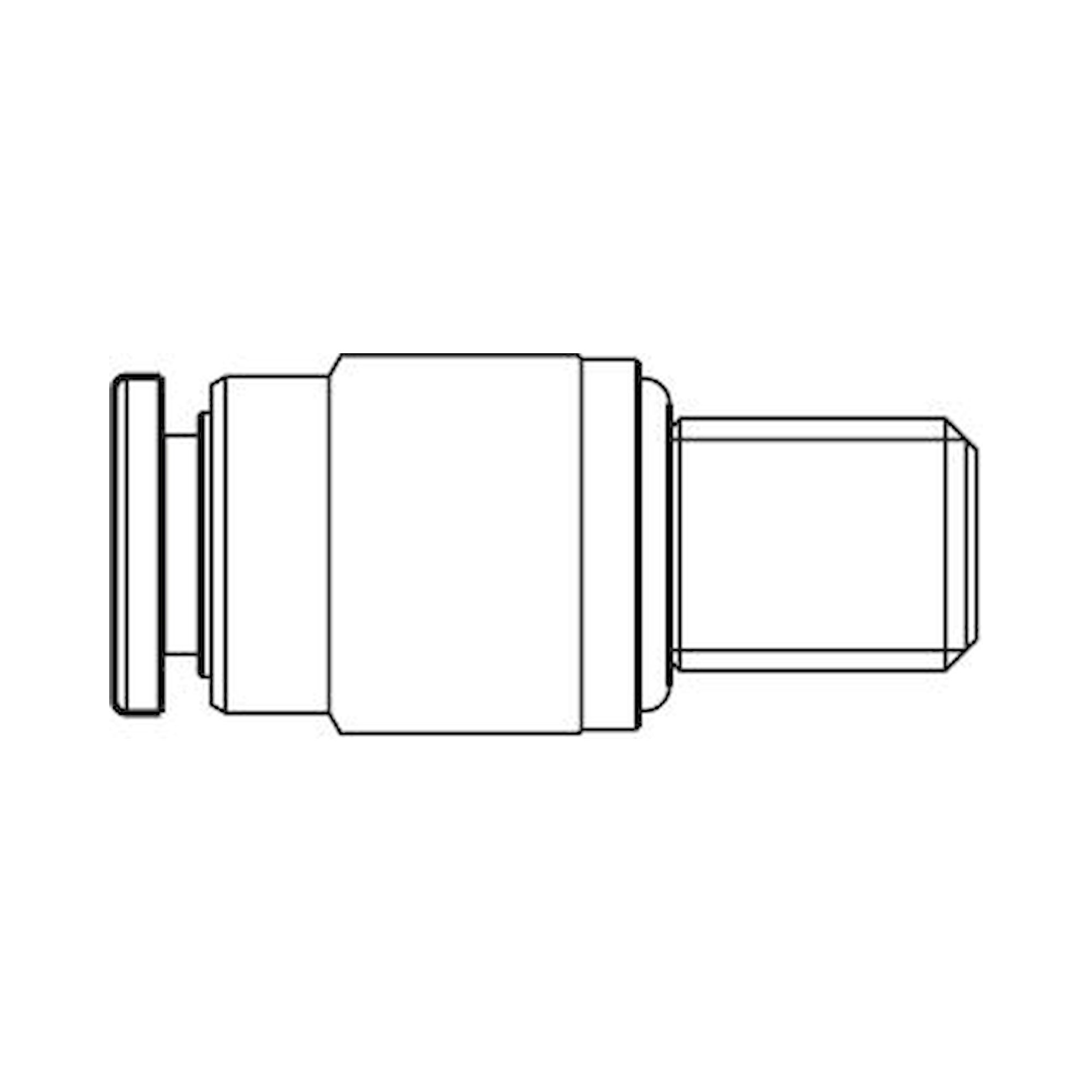 Bosch Rexroth R341707609. Steckanschluss M6 - D6