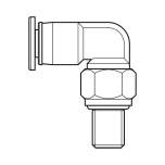Bosch Rexroth R341707809. Winkelanschluss M6 - D4