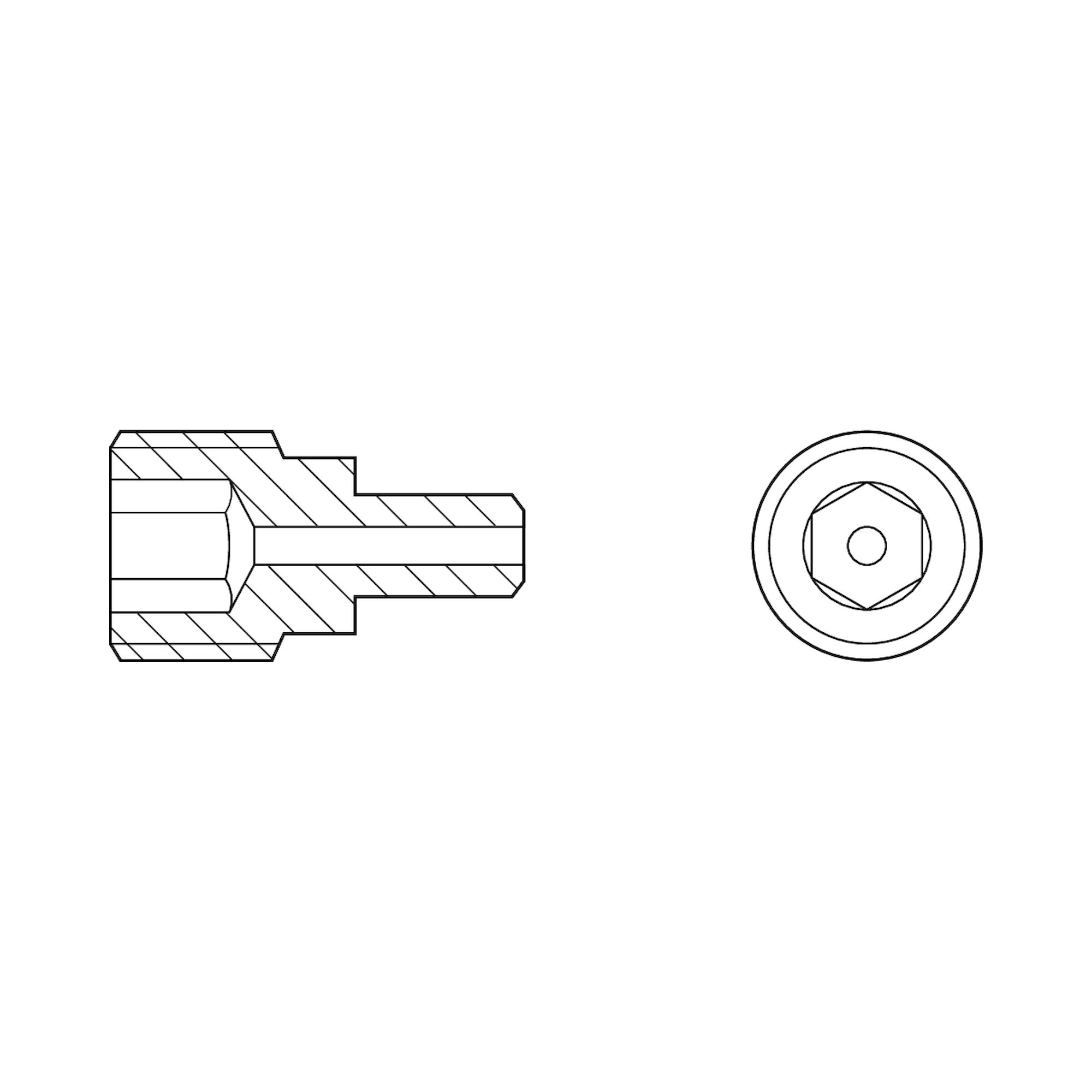 Bosch Rexroth R343200700. Hohlschraube M8X1X14,5 - 45H
