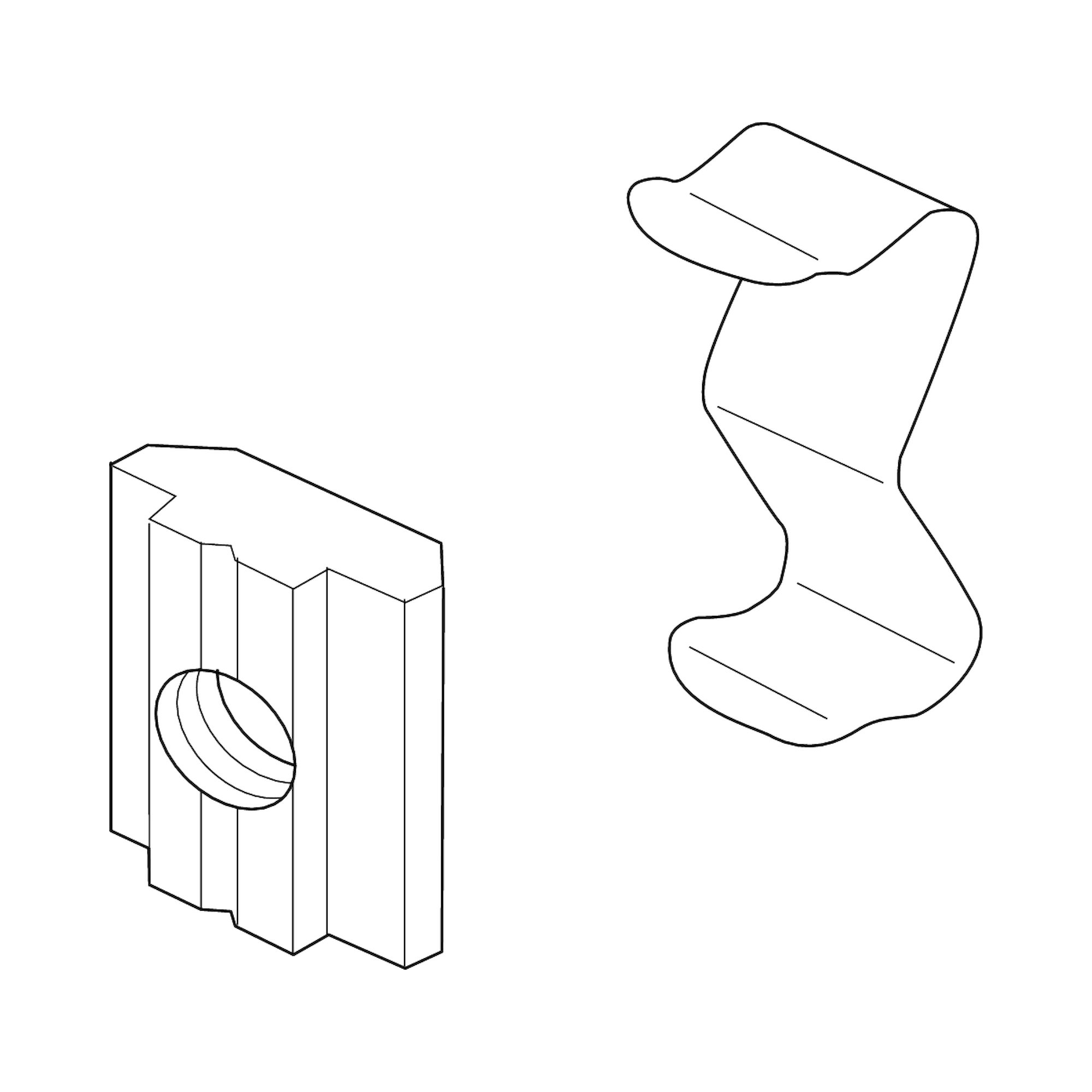 Bosch Rexroth R344701801. Nutenstein N8 M5 &