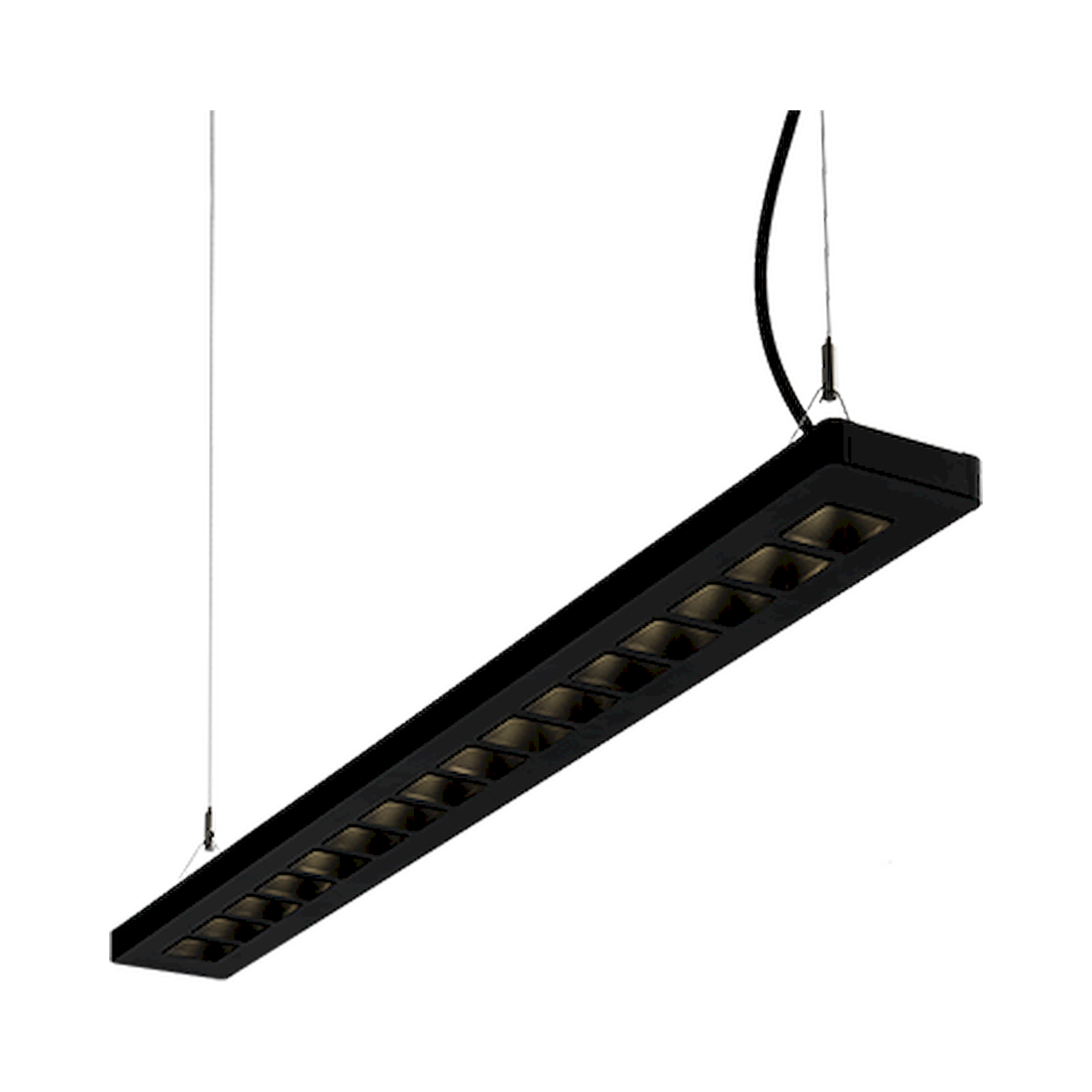 Glamox C77100131. Innenraumleuchten C77-P125x1500 BL 30/70 4500 DALI 840 PRE C2.5 BM