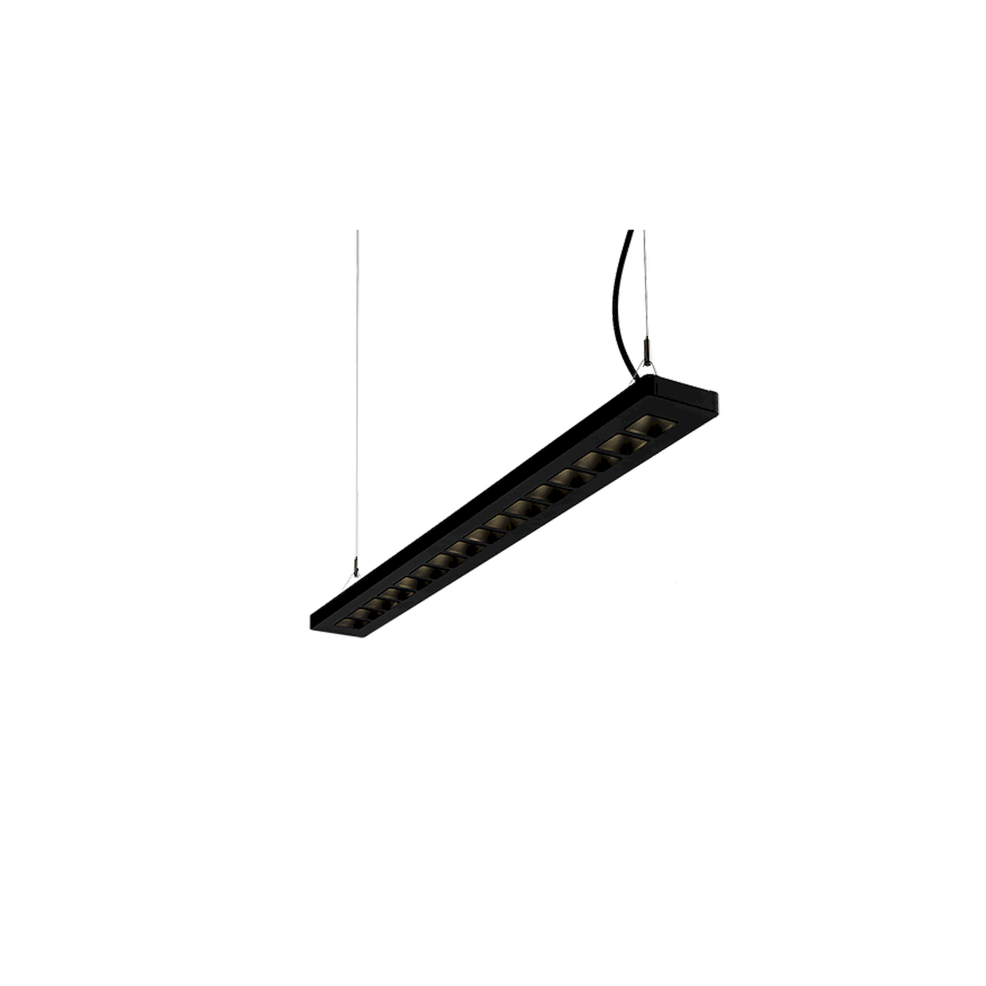 Glamox C77100127. Innenraumleuchten C77-P125x1200 BL 40/60 5500 DALI 840 PRE C2.5 BM