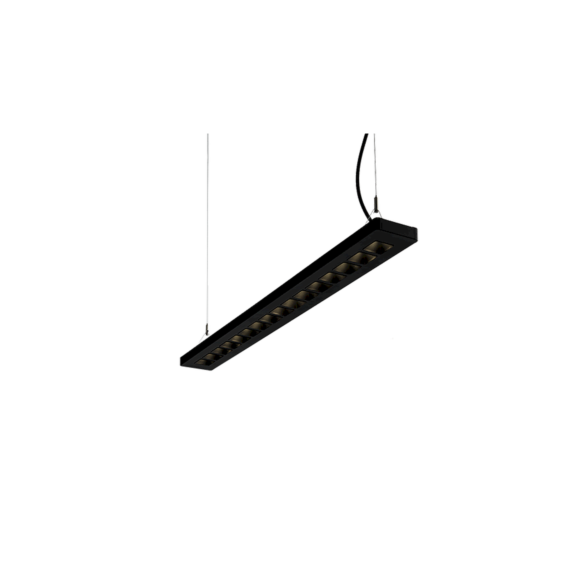 Glamox C77100126. Interior General Lighting C77-P125x1200 BL 40/60 5500 DALI 830 PRE C2.5 BM