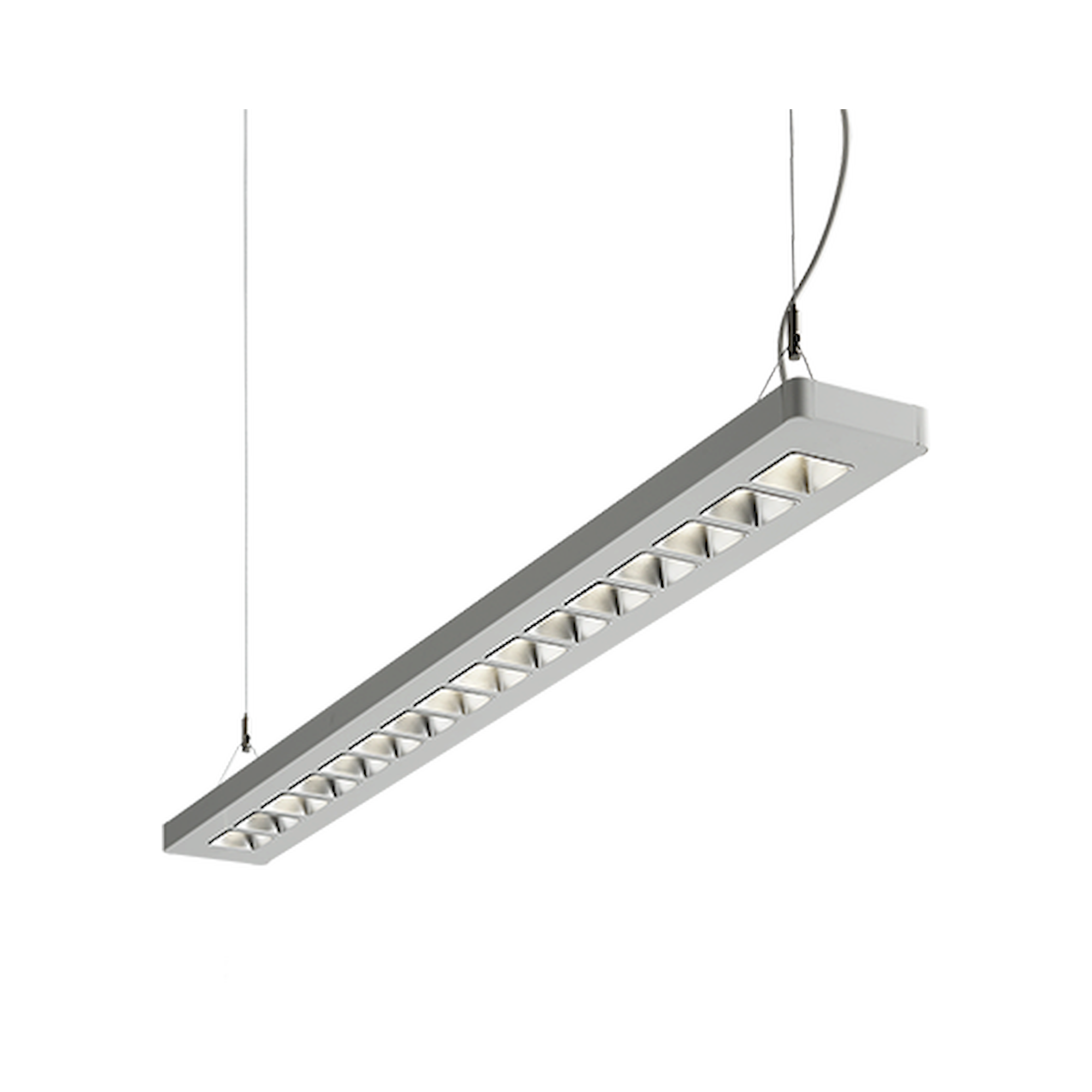 Glamox C77099571. Innenraumleuchten C77-P125x1200 WH 40/60 7000 DALI 830 PRE C2.5 SM