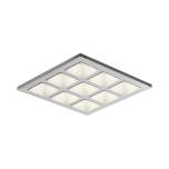 Glamox C77100019. Downlights C77-R230x230 WH 1800 DALI 840 WM