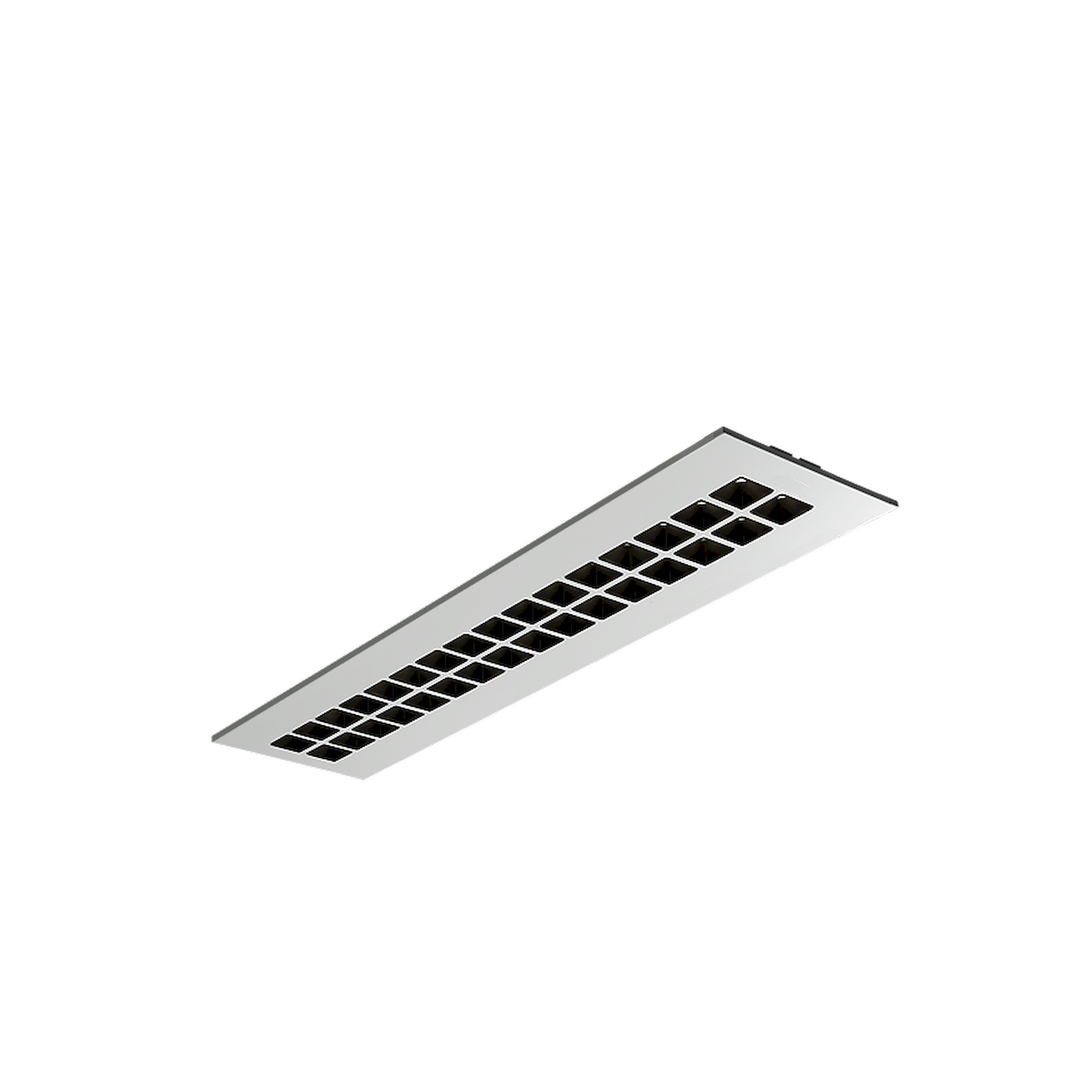 Glamox C77100093. Innenraumleuchten C77-R300x1200 WH 4800 DALI 830 LI 2xBM