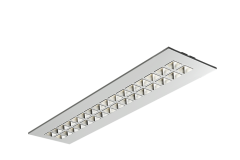 Glamox C77099494. Interior General Lighting C77-R300x1200 WH 6000 DALI 840 LI 2xSM