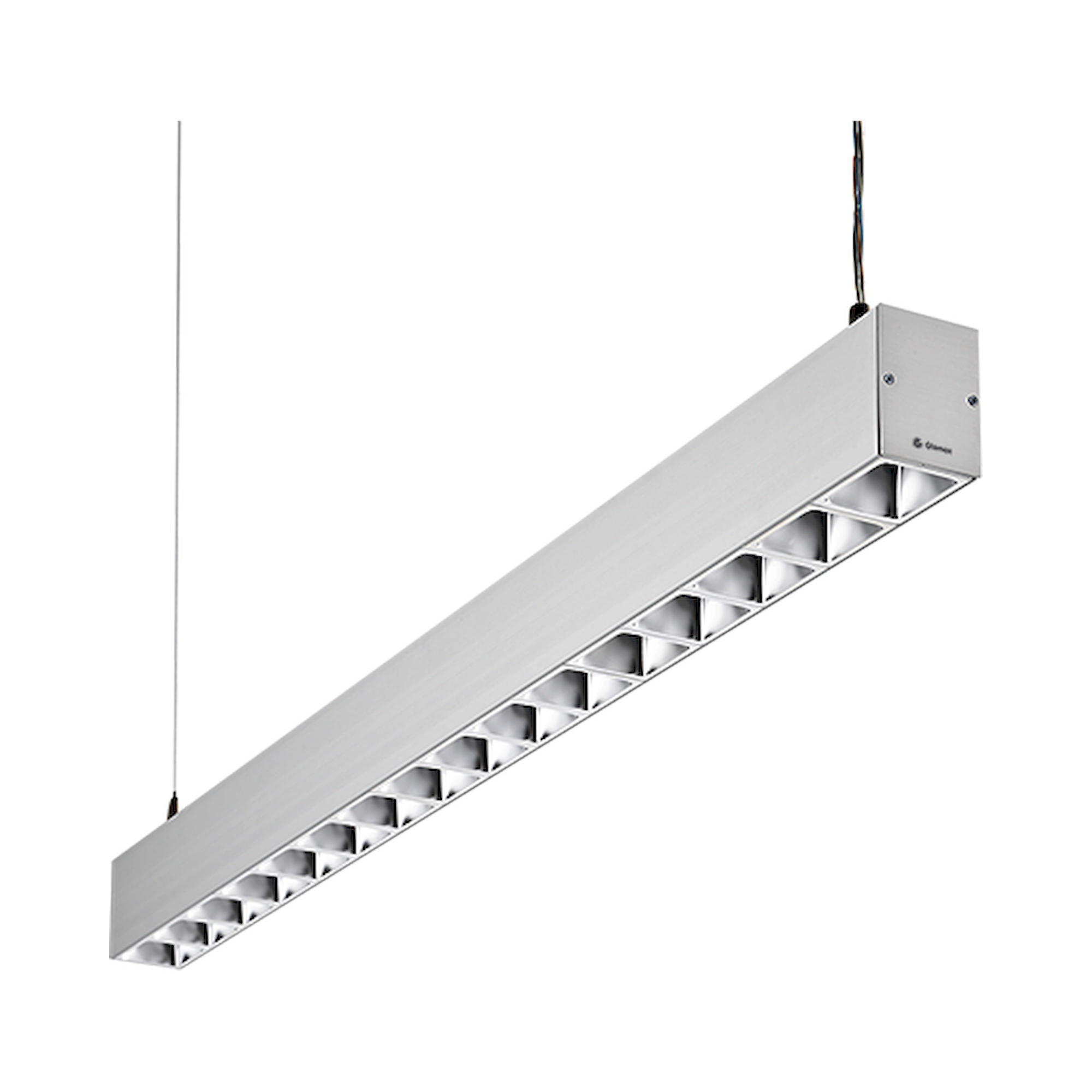 Glamox C80202443. Innenraumleuchten C80-P2810 50/50 AL G2 19000 DALI 830 PRE C2,5 SM