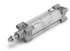 SMC C96SF125-100. C96S(D) ø125, ISO Cylinder, Double Acting, Single/Double Rod