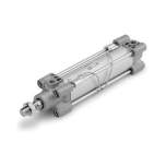 SMC C96SDL125-200. C96S(D) Ø 125 mm, ISO-Zylinder (ISO15552), doppeltwirkend, einseitige / durchgehende Kolbenstange