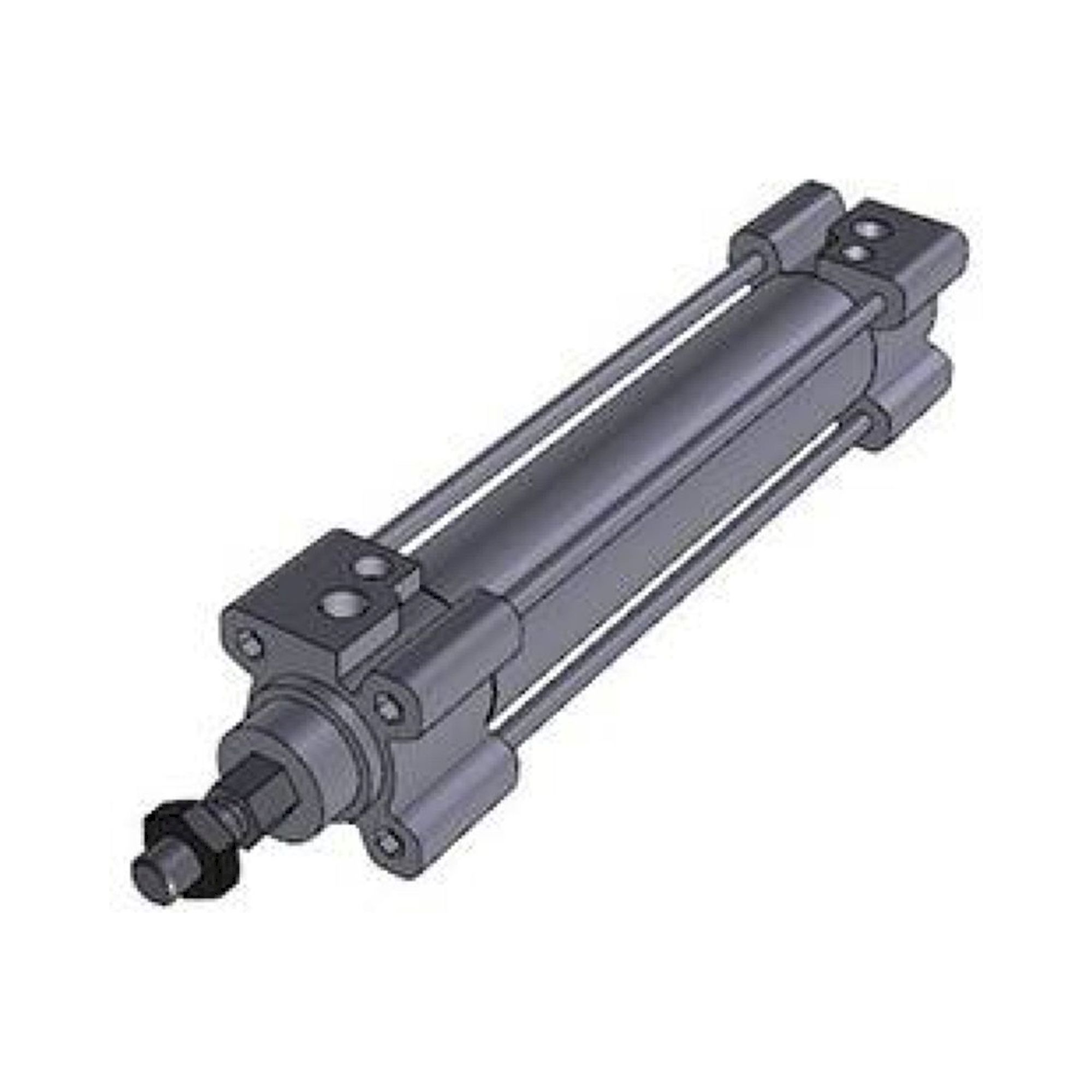 SMC C76E40-25C. C(D)76, Air Cylinder, Double Acting, Single Rod