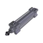 SMC C76E40-25C. C(D)76, Druckluftzylinder, doppeltwirkend, einseitige Kolbenstange